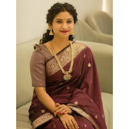 Shriyangan Woven Design Zari Pure Silk Kanjeevaram Saree-picture-25