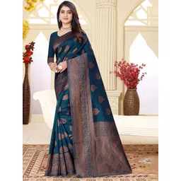 Shriyangan Woven Design Zari Pure Silk Kanjeevaram Saree-picture-14