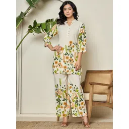 SHRIZA Women Floral Regular Top with Palazzos-picture-26