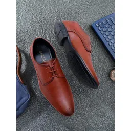 SHUAN Men Lace-Ups Leather Formal Oxfords-picture-38