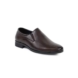 SHUAN Men Round Toe Slip On Formal Shoes-picture-31