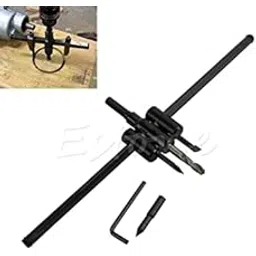 SHUANG YOU Adjustable Metal Wood Circle Cutter Kit Hole Saw Drill Bit DIY Tool 30-300 mm-picture-11