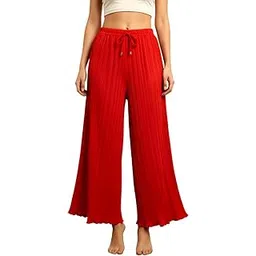 shubham exclusive Women's Wrinkle-Free Bottom Wear Khajuri Lycra Palazzo-picture-35