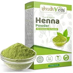 ShudhVeda 100% Pure & Natural Henna Powder for Hair Colour and Growth (200 gm)-image-11