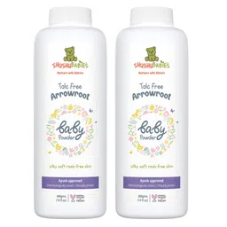 ShuShu Babies Gentle and Natural Arrowroot Baby Powder for Sensitive Skin Pack of 2- 400 g each-picture-31