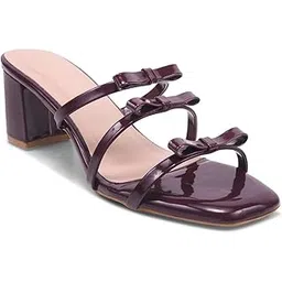 shuz touch Black Patent Block Heels-picture-54