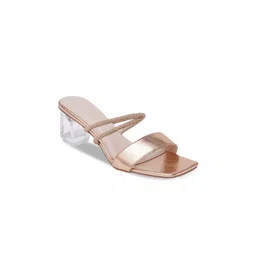 SHUZ TOUCH Nude-Coloured Block Heels-picture-41