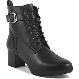 shuz touch Women Heeled Mid-Top Chunky Boots-picture-58