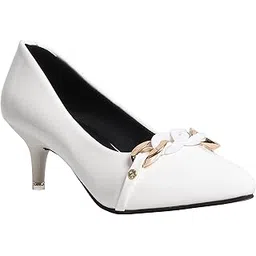shuz touch Women Stylish Fashion Casual Heeled Pumps Pointed Toe Shoe-picture-19