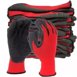 Shwarya Nylon Cut Resistant Gloves Red, Black Color, L Size, 1950799 (Pack of 1 Pair)-picture-10