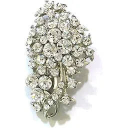 shweta Fashion White Metal Multipurpose Brooch for Men and Women-picture-45