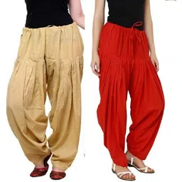 shyam bastralaya Cotton Solid Patiala-picture-19