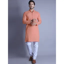 shyam enterprises Men Thread Work Handloom Kurta-picture-14