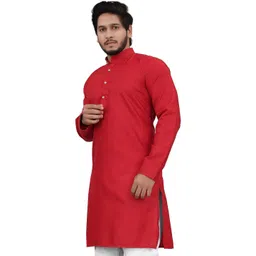 shyam enterprises Men Thread Work Handloom Kurta-picture-12
