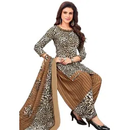 shyam enterprises Unstitched Crepe Salwar Suit Material Printed-picture-15