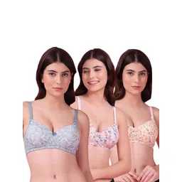 SHYAM SONS FLAIR Floral Bra Full Coverage Lightly Padded-picture-12