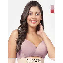 SHYAM SONS FLAIR Pack Of 2 Full Coverage Lightly Padded Bra-picture-38