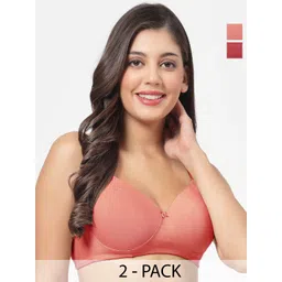 SHYAM SONS FLAIR Pack Of 2 Full Coverage Lightly Padded Bra-picture-16