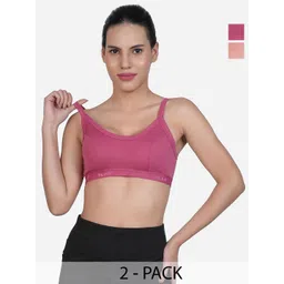 SHYAM SONS FLAIR Pack Of 2 Full Coverage Workout Bra-picture-23
