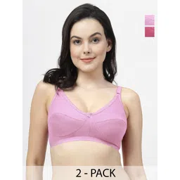 SHYAM SONS FLAIR Pack of 2 Wireless Non Padded Full Coverage Bra-image-47