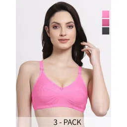 SHYAM SONS FLAIR shine Pack Of 3 Full Coverage Everyday Bra-picture-12