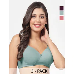 SHYAM SONS FLAIR Women Pack f 3 Full Coverage Padded Bra-picture-10
