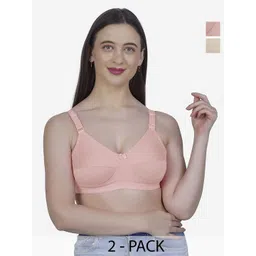 SHYAM SONS FLAIR Women Pack of 2 Full Coverage Non Padded Minimizer Bra-picture-24