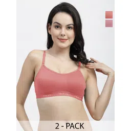 SHYAM SONS FLAIR Women Pack of 2 Full Coverage Non Padded Workout Bra-picture-14