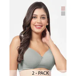 SHYAM SONS FLAIR Women Pack Of 2 Seamless Lightly Padded Bra-picture-14