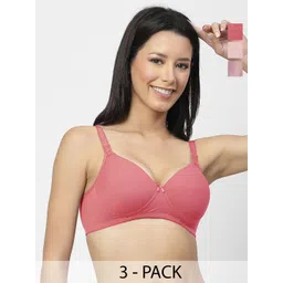SHYAM SONS FLAIR Women Pack Of 3 Full Coverage Lightly Padded Bra-picture-40