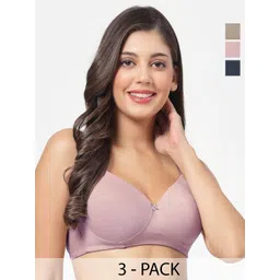 SHYAM SONS FLAIR Women Pack of 3 Full Coverage Padded Bra-picture-20
