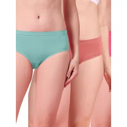SHYAM SONS FLAIR Women Pack Of 3 Mid-Rise Hipster Briefs-picture-14