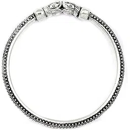 shyle Sterling Silver Bracelet for Women Bangle | Adya Dana Work Bangle | Bangles/Bracelet/Chandi ka Kada | Authenticity and 925 Stamp-picture-37
