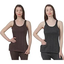 Shylina Women Ladies Girl Winter Wear Top Sleeveless Thermal Soft & Silk Combo Pack of 2 Size (32 Till 40)-picture-15