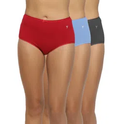 Shyygl Set of 3 High-Rise Hipster Briefs-picture-38