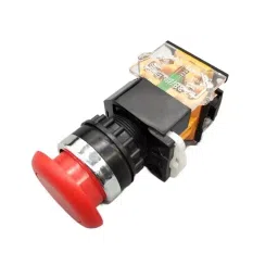 Sibass Electric Mushroom Push Button Auto Return, Auto Lock LA Series 22.5 mm Dia. With CE Mark, SE-LA3811MD (Pack of 500)-image-47