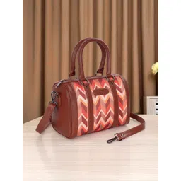 Sibia Bags Geometric Printed Bowling Handheld Bag-picture-36