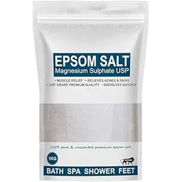SID Epsom Salt, USP Grade Magnesium Sulphate for Bath Spa and Muscle Relief, 500g-picture-14