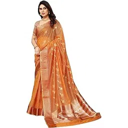 sidhidata Women's Kota Doria Cotton Manipuri Jacquard Boarder Saree With Unstitched Blouse Piece (Box Butta)-picture-26