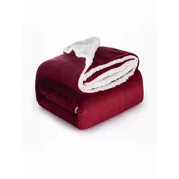 SIDLY PIDLY Maroon & White Cartoon Characters Microfiber AC Room 400 GSM Blanket-picture-22