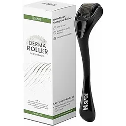 Sifoz Derma Roller For Hair Growth 1 mm With 540 Titanium Needles Microneedle Roller For Face, Body, Scalp and Beard | For Women and Men | Reduces Acne Scars | Repairs Damaged Hair, Activates Hair Follicles | Safe & Effective To Use (1 mm)-picture-12