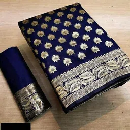 signagraph Woven Kanjivaram Satin, Tussar Silk Saree-picture-20
