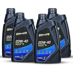 Signate 20W40 Engine Oil for Bikes 1L, 4 Stroke Engine Oil for Motor Cycle, Maximum Gear Protection & Efficient Performance Bike Oil (Pack of 4)-picture-28
