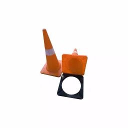 Signxpress India SI-CONE-H Safety Cone Heavy (White & Orange)-picture-20