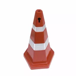 Signxpress India SI-CONE-HEXA Safety Cone Hexagonal (White & Orange)-picture-19