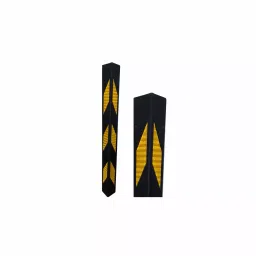 Signxpress India SI-RCGL-021 Rubber Corner Guard (1000mm) (Black & Yellow)-picture-27