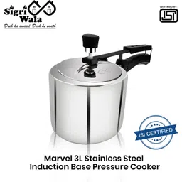 sigri-wala Marval Stainless Steel Induction base 3 L Induction Bottom Pressure Cooker-picture-14
