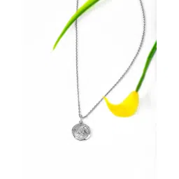 Silberry 92.5 Sterling Silver Bouquet Pendant With Chain-picture-41