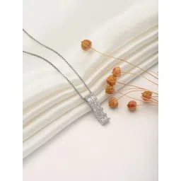 Silberry 92.5 Sterling Silver Luminary Pendant with Box Chain-picture-36