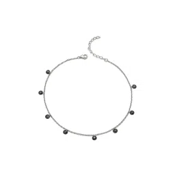 Silberry 92.5 Sterling Silver Royal Crystal Anklet image 3